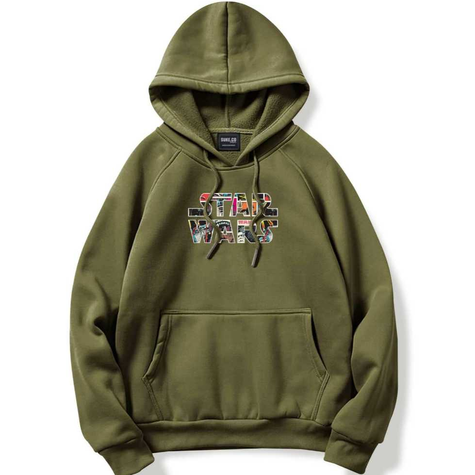 Hoodie pria original STARWARS Big logo/ Hoodie Tebal Pria Branded