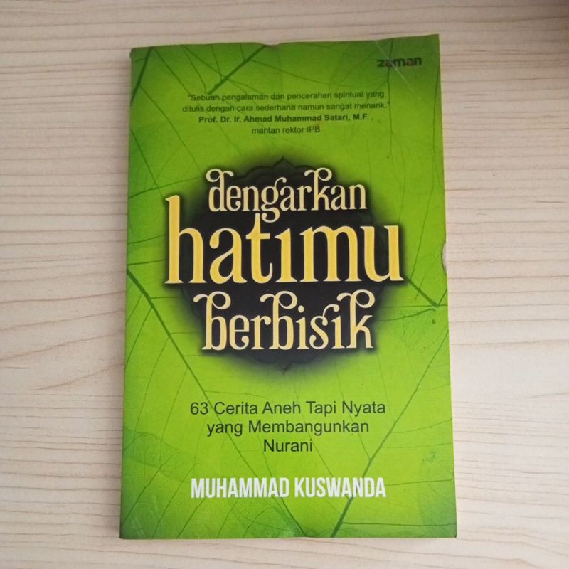BUKU DENGARKAN HATIMU BERBISIK OLEH MUHAMMAD KUSWANDA
