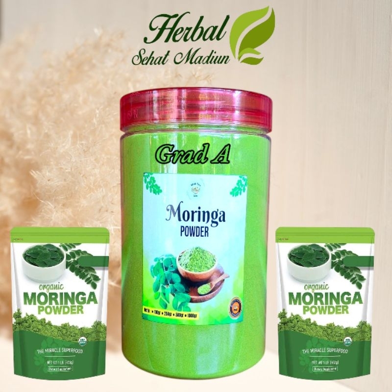

Bubuk Daun Kelor Organik Grade A/ Kelor Bubuk Murni Grad A,Bonus Lemon Kering