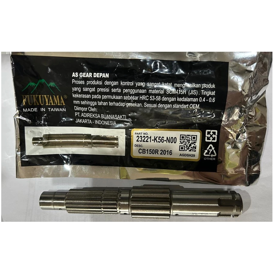 Fukuyama As Gear Gir Gigi Depan CB 150R 2016