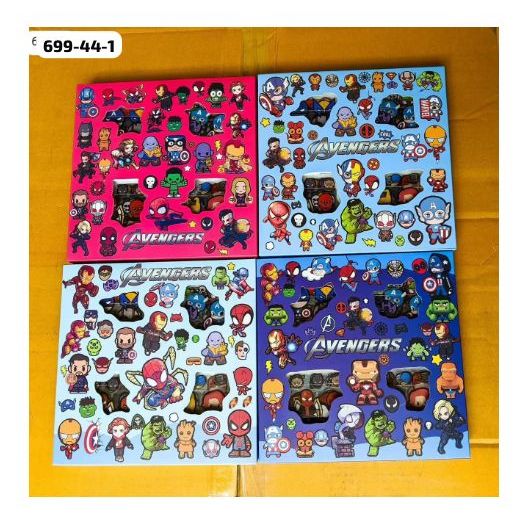 

Stiker Karakter Avenger Stiker Momo Nono Avenger isi 100 lembar Mainan anak