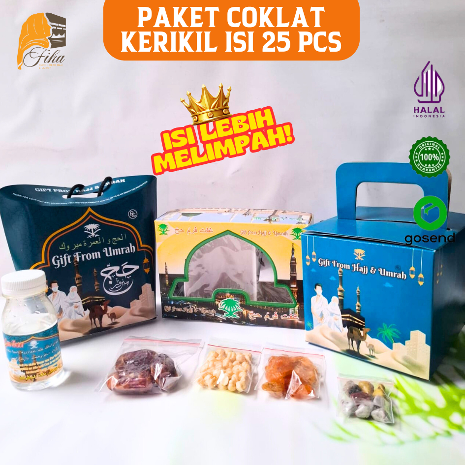

G&C Paket Oleh Oleh Haji dan Umroh Ekonomis Dus Tali teng-teng 25 paket Hampers Terlengkap
