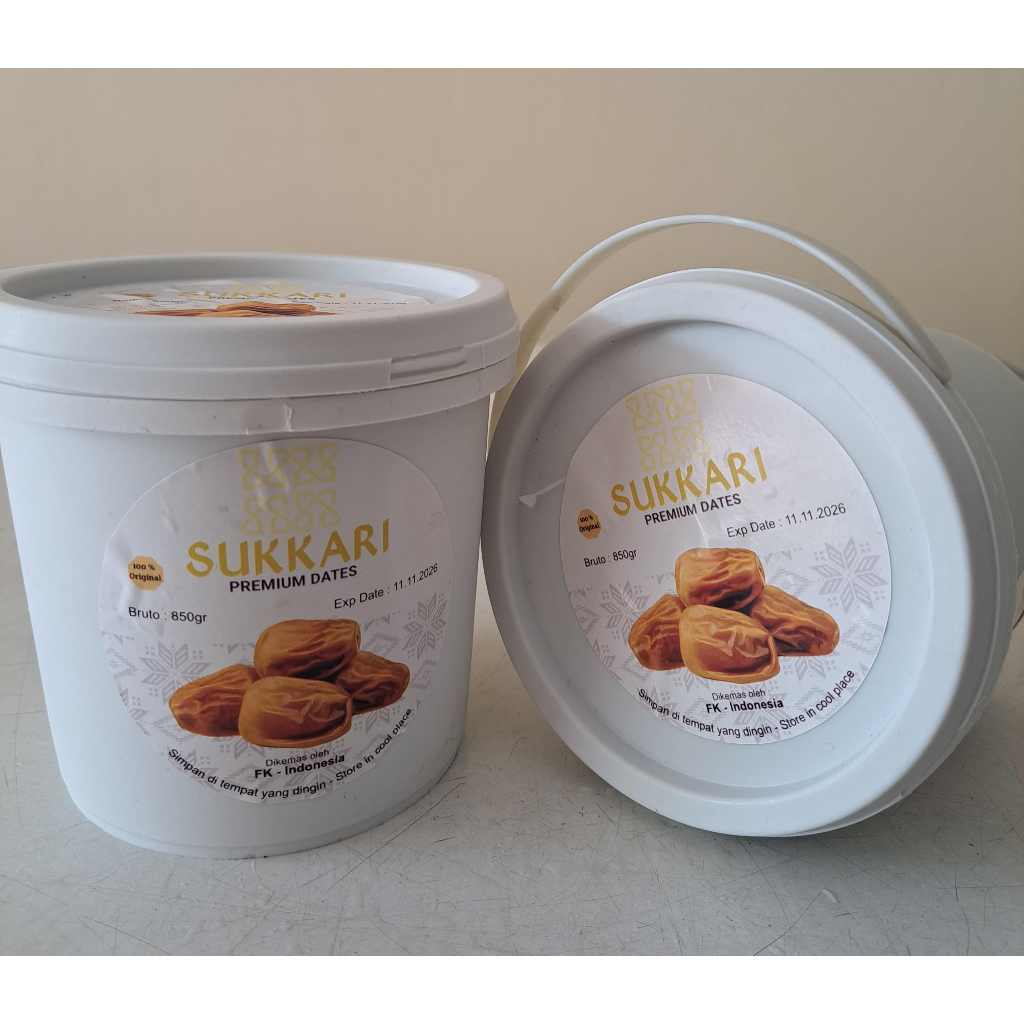 

Kurma Sukkari Ember 850 gram