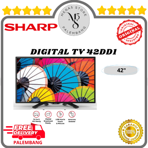 TV LED Sharp DIGITAL 2T-C42DD1 LED Sharp 42 Inch Digital TV - FULL HD