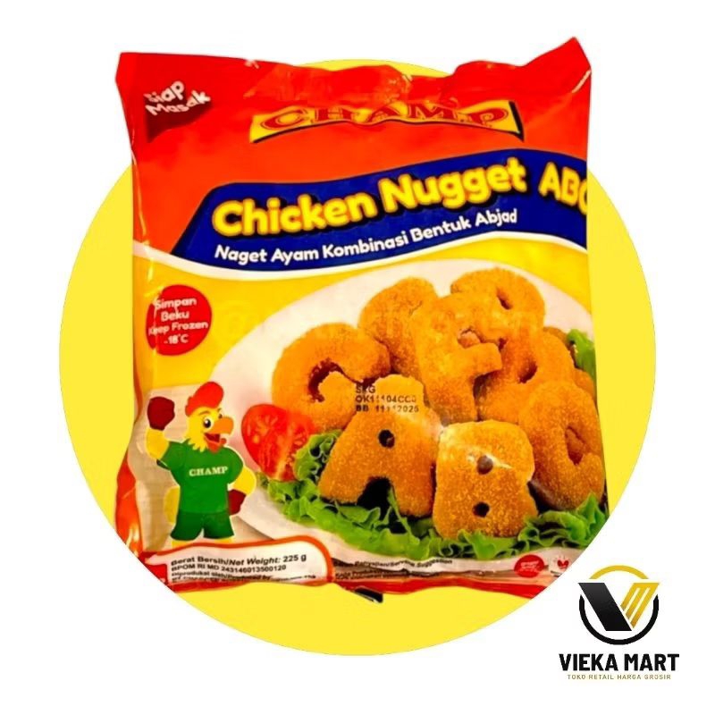 

Champ Chicken Nugget ABC 225 gram