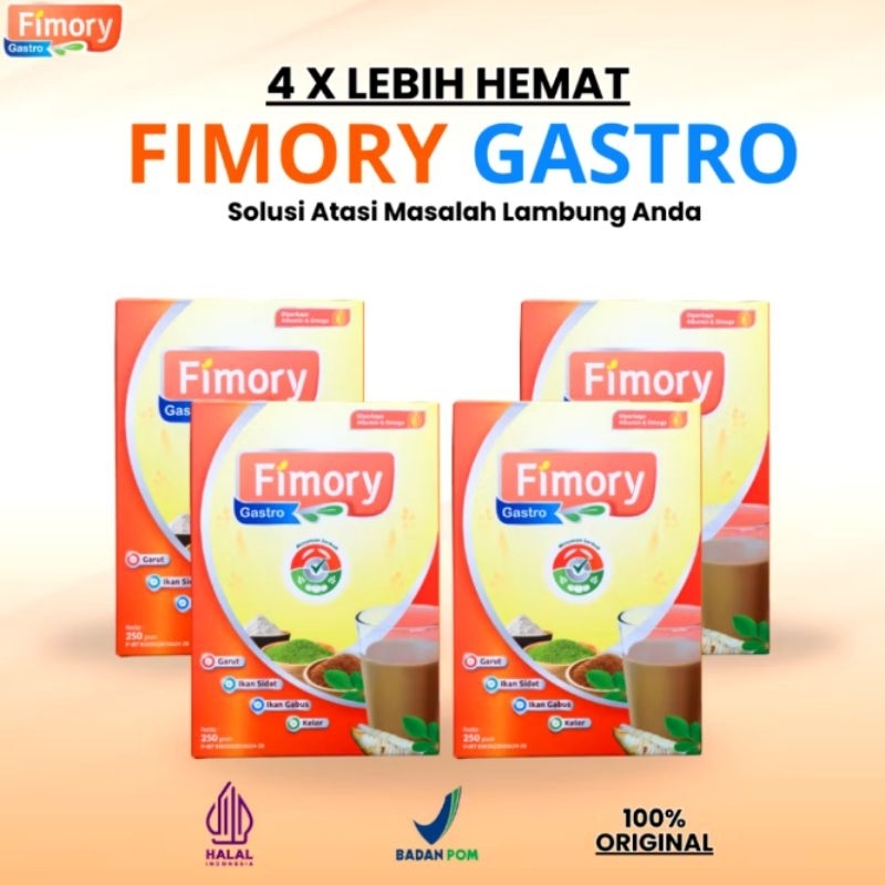 

Paket Promo 4 Box Fimory Gastro | Super Ampuh Menyembuhkan Asam Lambung, Mag, Grd | Fimory Gastro 100% Original