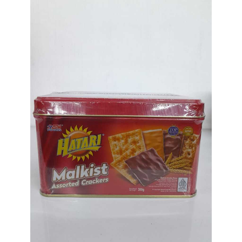 

HATARI ASSORTED MALKIST CRACKERS | KEMASAN KALENG 300 GR | LENGKAPI EDISI LEBARANMU