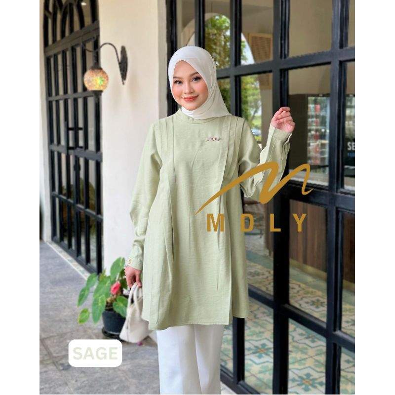 MDLY/Blouse M 158-6 by Mdly/Blouse premium/Blouse elegant/Blouse terbaru