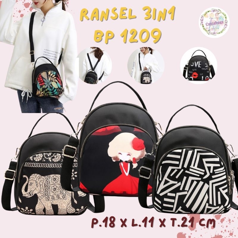 TAS SELEMPANG RANSEL WANITA BP 1209 NILON