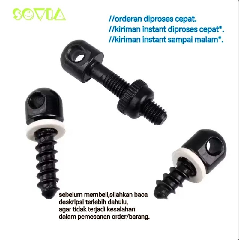 baut set uncle mike include ring untuk pengait tali sandang / popor