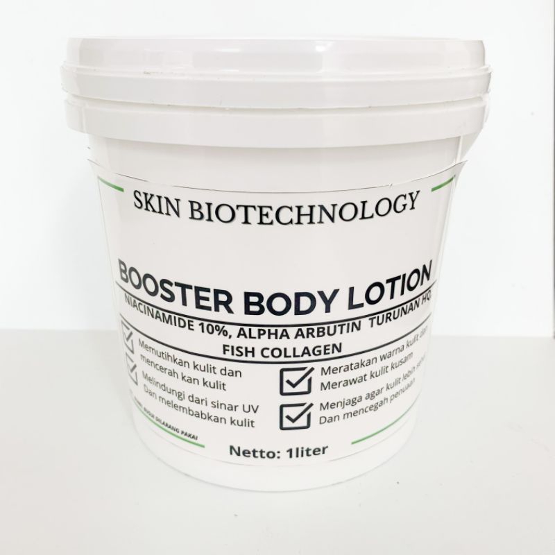 BOOSTER BODYLOTION ALPHA ARBUTIN TURUNAN HQ | NIACINAMID 5%  |MEMUTIHKAN KULIT BADAN