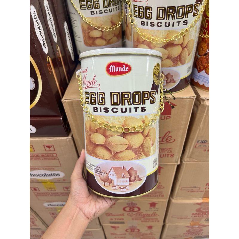 

MONDE EGG DROPS Kaleng Rantai 750gr