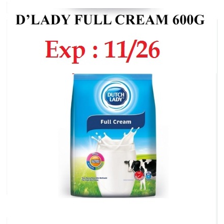 

Susu Bubuk Dutch Lady Full Cream 600grm