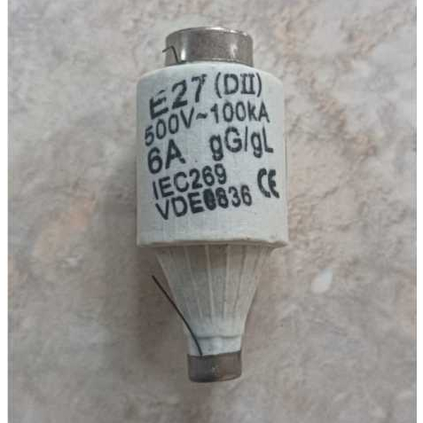 SEKRING Batu Sekering Listrik 6A 500V Fuse Box Rumah