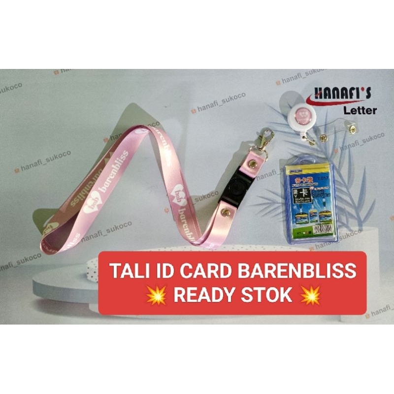 

BARENBLISS tali id card printing BARENBLISS (READY STOK) Lanyard satuan