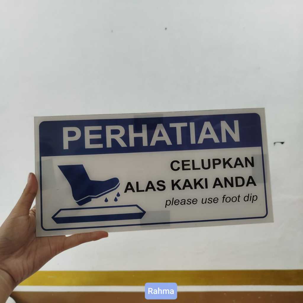 

PAPAN AKRILIK dan STIKER, CELUPKAN ALAS KAKI ANDA, AKRILIK CUSTOM, FREE DESAIN ( A 212 )