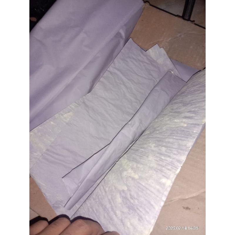 

Kertas singkong/kertas telo siap digunakan tinggal potong sesuai selera