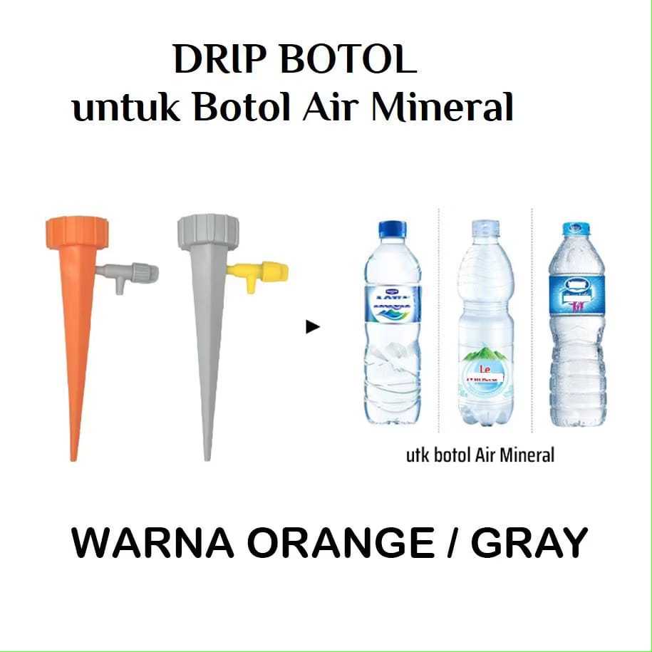 Irigasi Tetes otomatis / Drip Tetes Sistem Alat Irigasi Drip Botol Air Mineral / botol soda