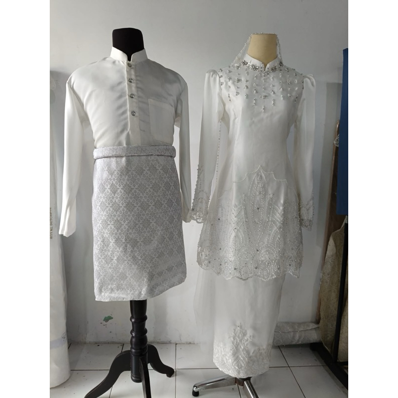 gaun pengantin Muslimah Malaysia gaun walimah gaun akad wedding dress