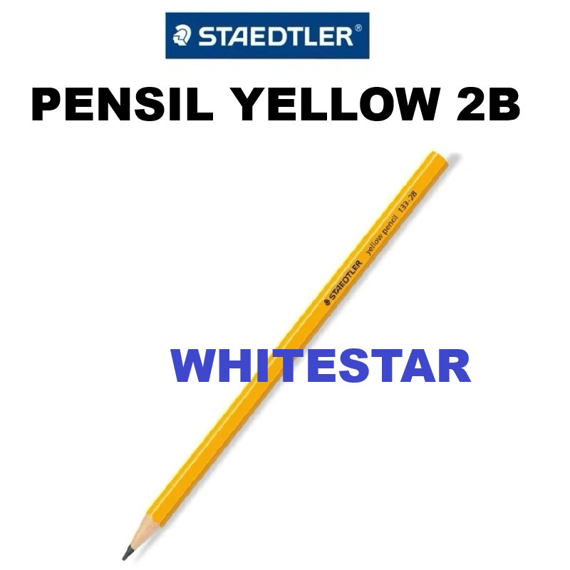 

pensil staedtler yellow 2B kuning pencil