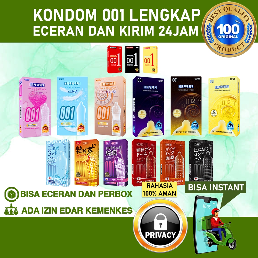 Kondom Gerigi Super Tipis (Privasi Terjamin) COD Ready