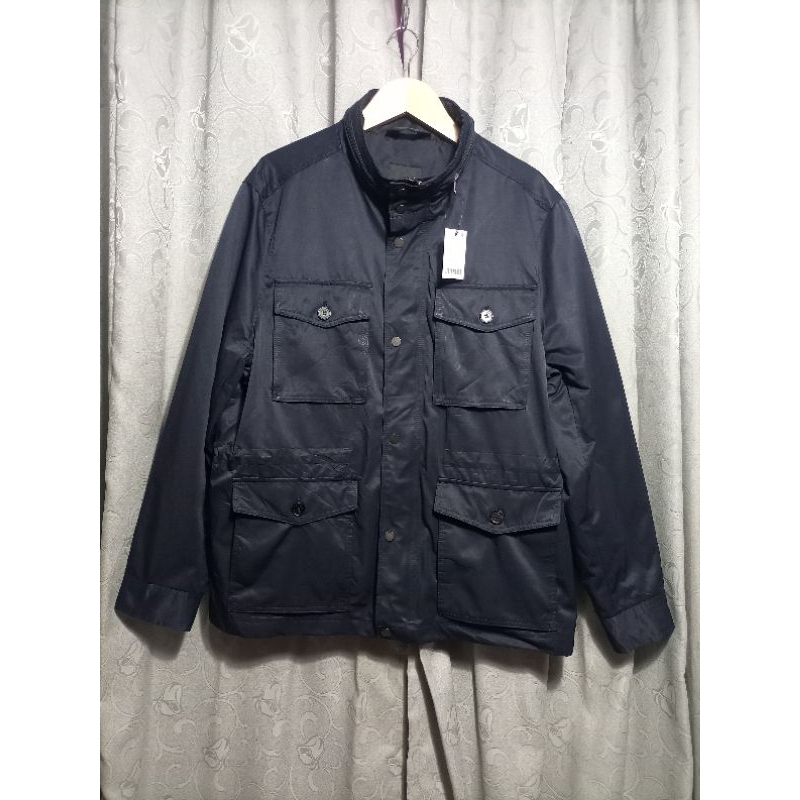 Jaket H&M MAN Parka Kasual M65 Original_Navy_Size XL_Like New