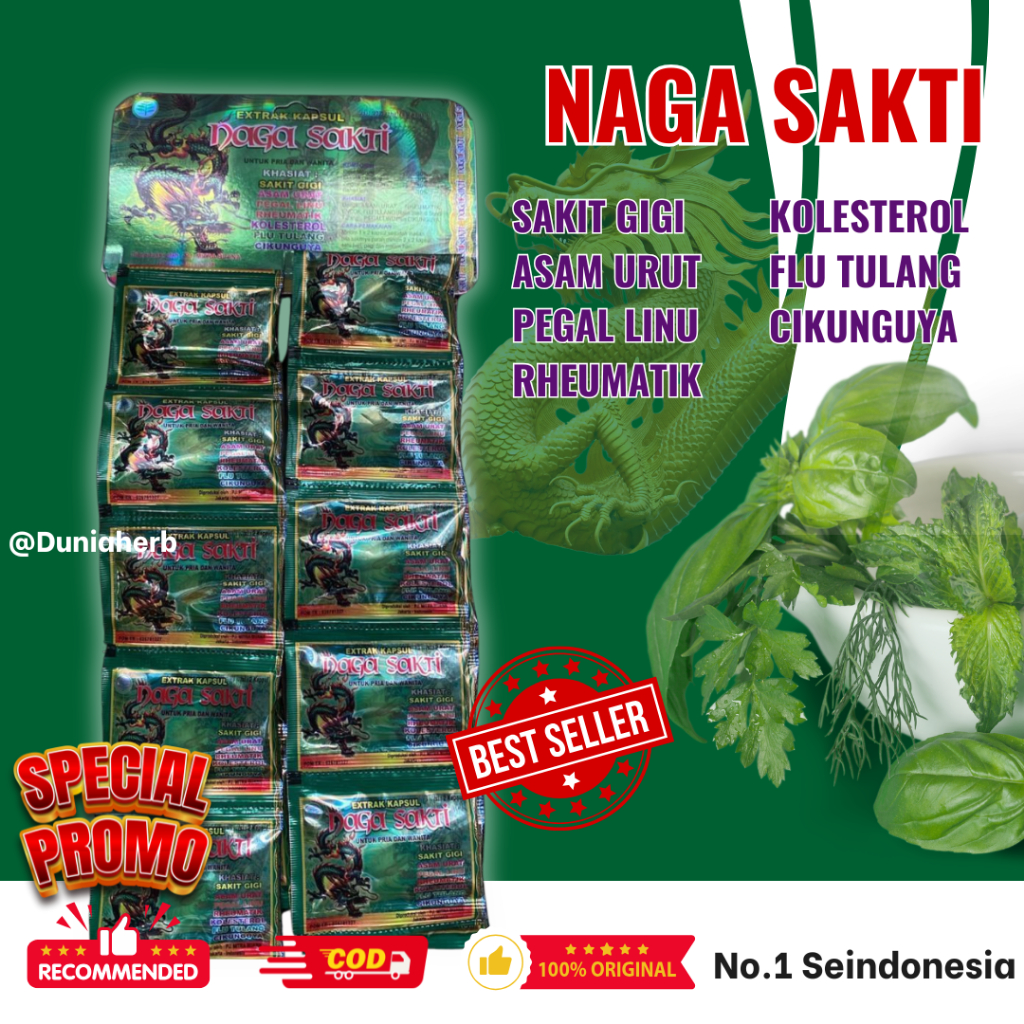 

Naga Sakti Kapsul Hanger Original 20 Sachet
