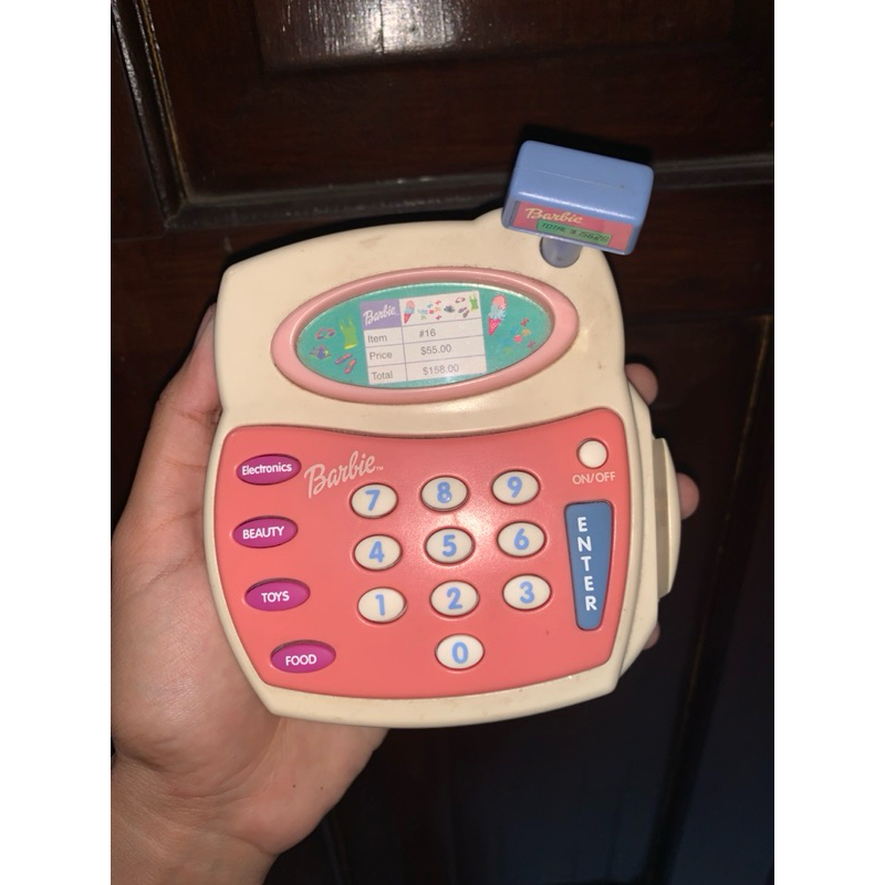 (baca desc) mainan anak mainan bayi kasir barbie mattel