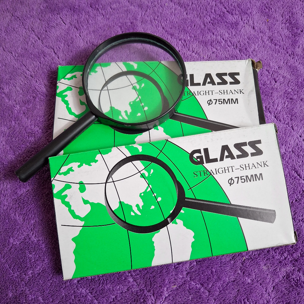 

KACA PEMBESAR /Magnifying LUP Glass STRAIGHT - SHANK 75 mm