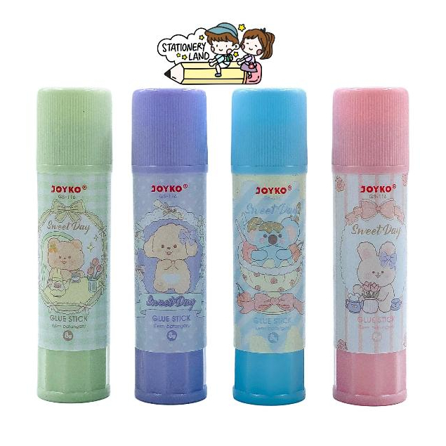 

( StaLand / DAPAT 1 LEM ) Glue Stick / Lem Batang Batangan Stick Stik Joyko GS-116 Sweet Day 8Gr