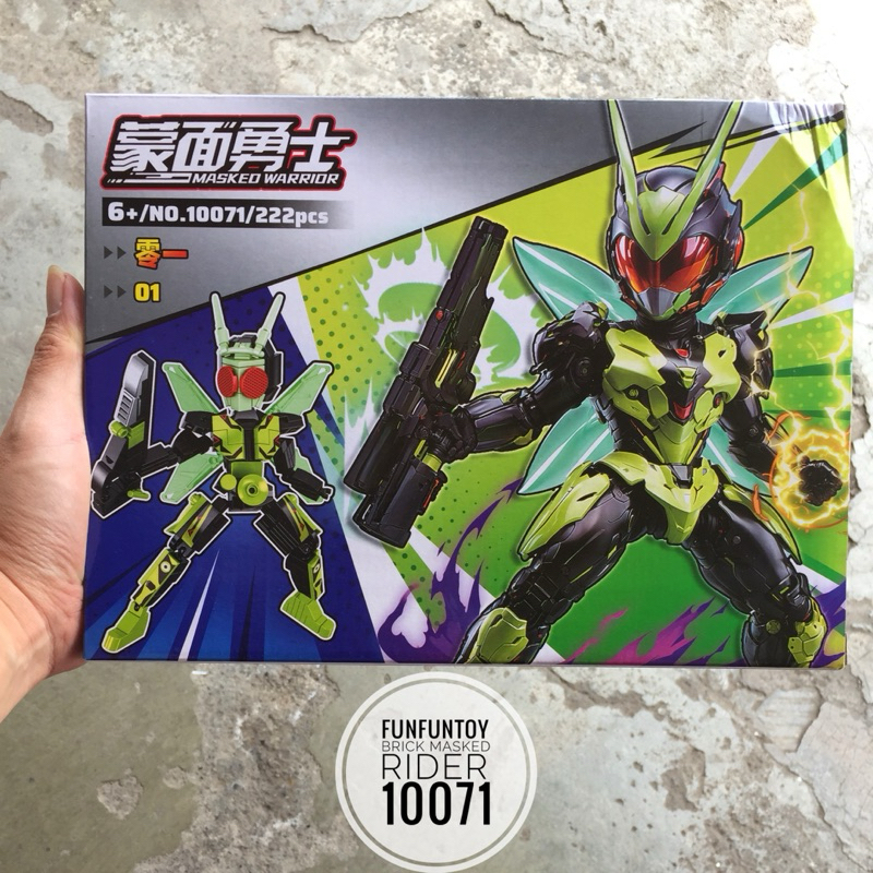 Mainan anak bricks kamen rider masked rider 10071 mainan balok susun blok
