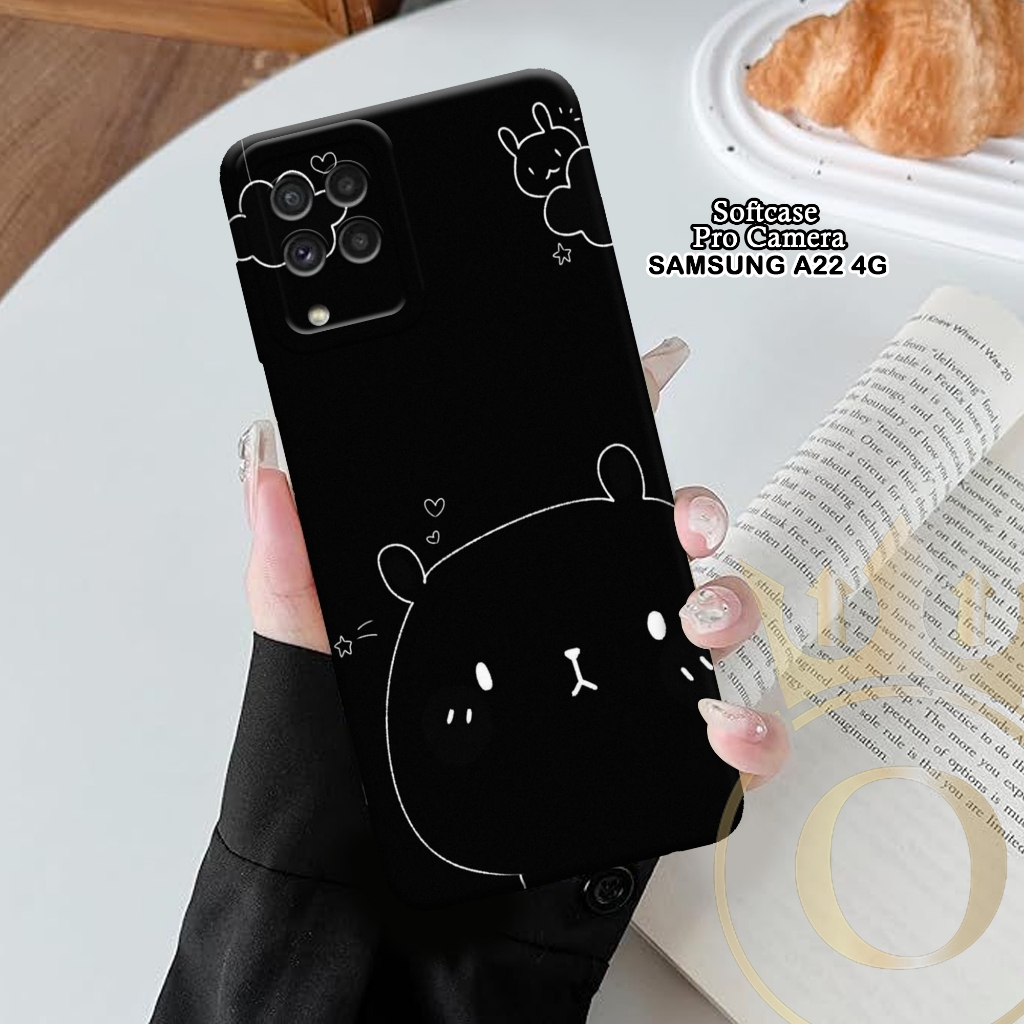 Softcase Samsung Galaxy A22 4G - ORORA - Casing Samsung Galaxy A22 4G - Motif case Cartoon - softcas
