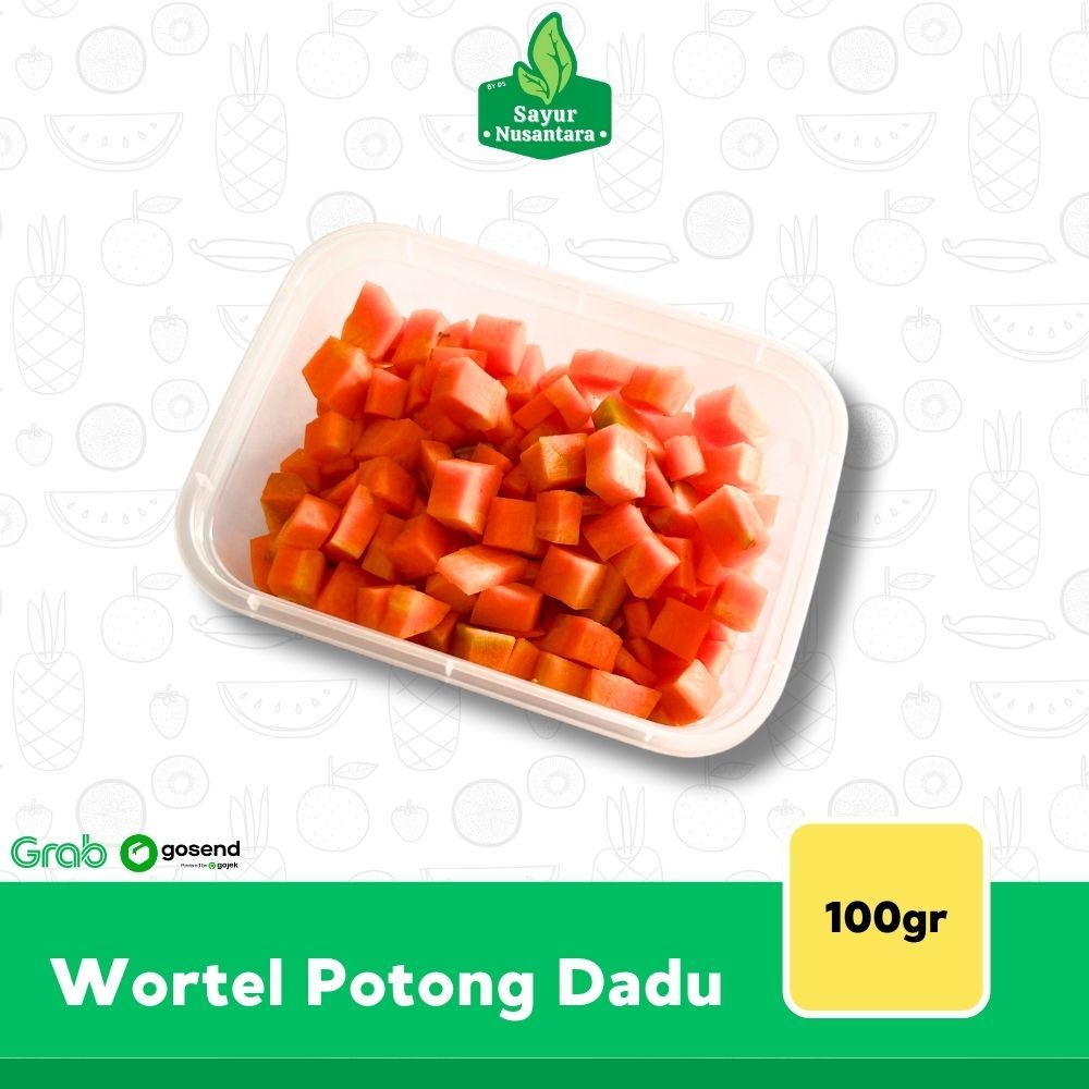 

Wortel Potong Dadu 100gr - Sayur Nusantara