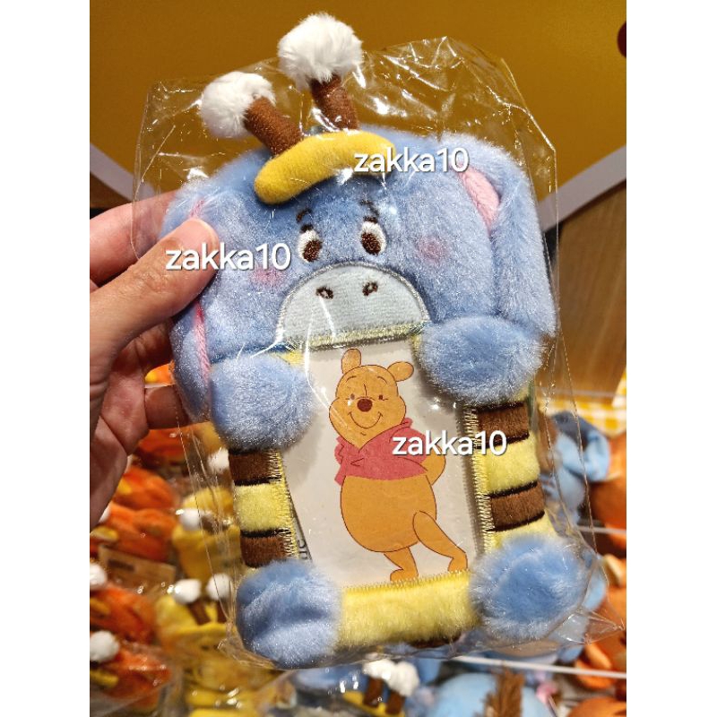 Ohsome Disney Eeyore Winnie the Pooh Honey Bee Card Holder Keychain | Tempat Kartu Cardholder Lucu
