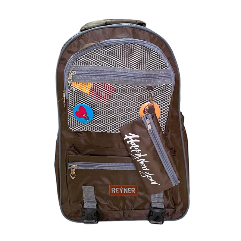 Reyner 3257 - Tas Ransel - Tas Ransel Wanita - Tas Ransel Laptop - Tas Ransel Hitam - Backpack - Tas