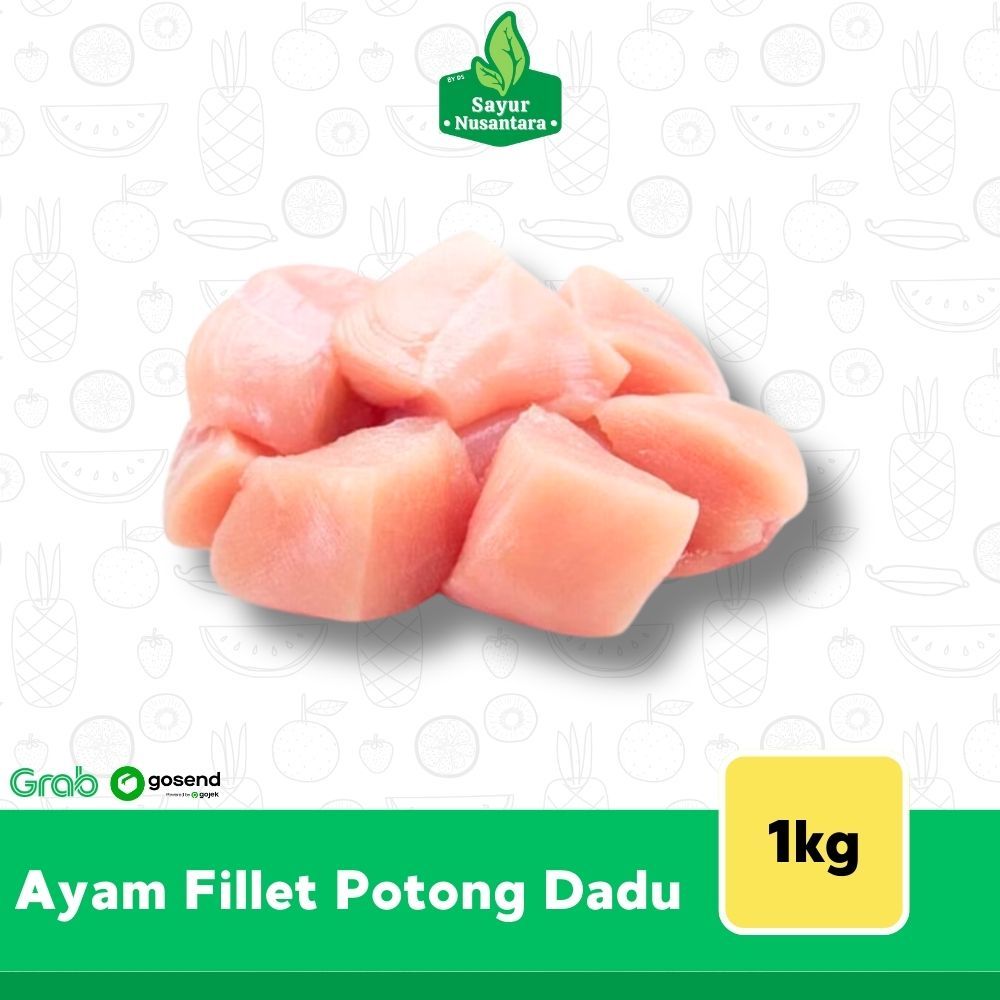 

Ayam Fillet Potong Dadu 1kg - Sayur Nusantara