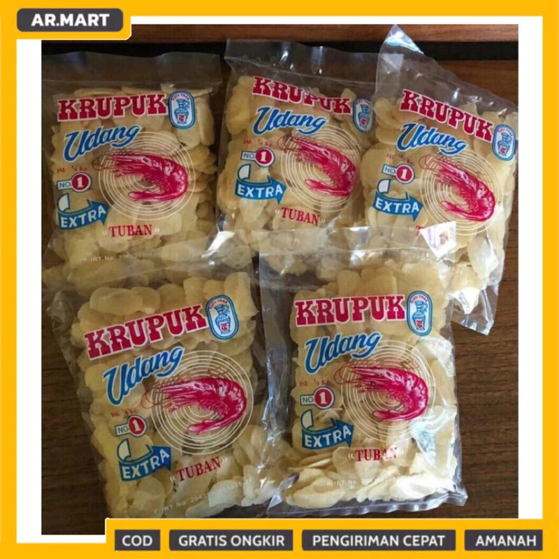 

Kerupuk Udang CAP GUCI 250gr Asli Tuban