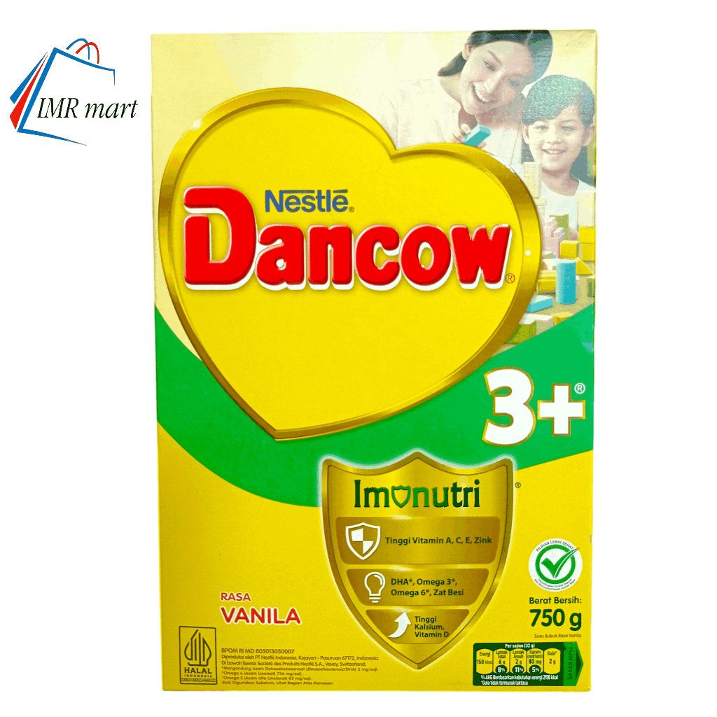 

Susu Dancow Usia 3 Tahun + Rasa Vanilla Berat 750 Gram Susu Anak Susu Balita Dancow