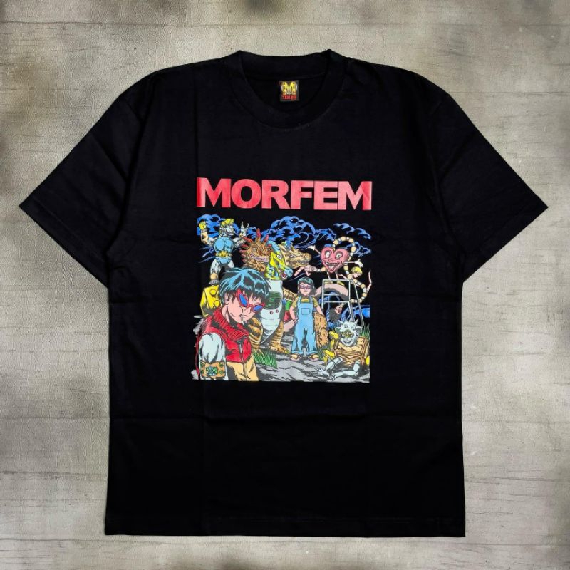Morfem - Morfrenz - Tshirt band morfem new Merch Kaos hitam pria/Baju band morfem untuk pria wanita 