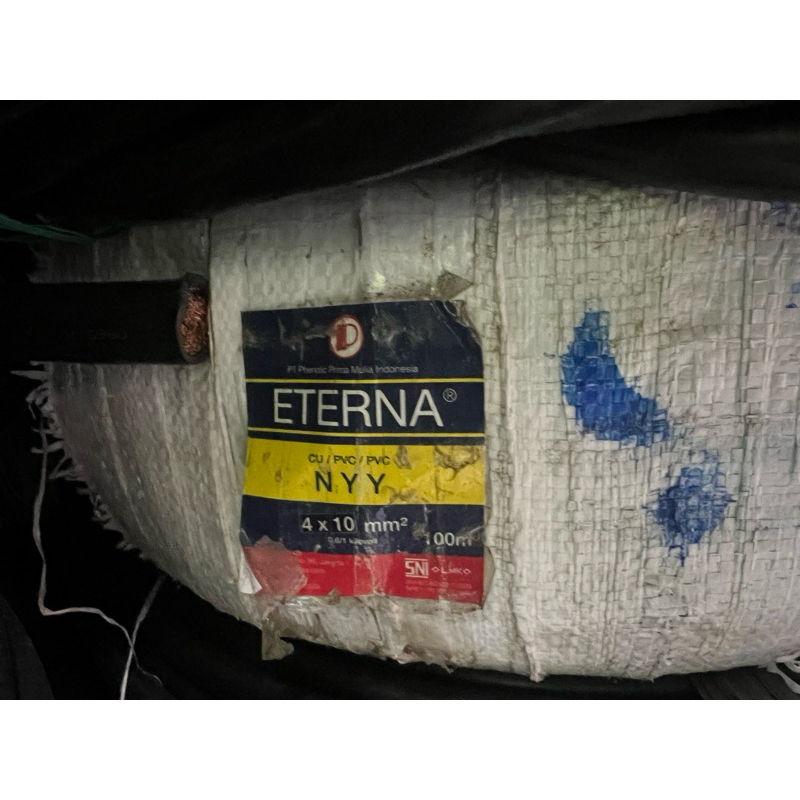 NYY 4x10 Eterna Engkel Hitam 50m 100m / NYY 4x10mm Eterna