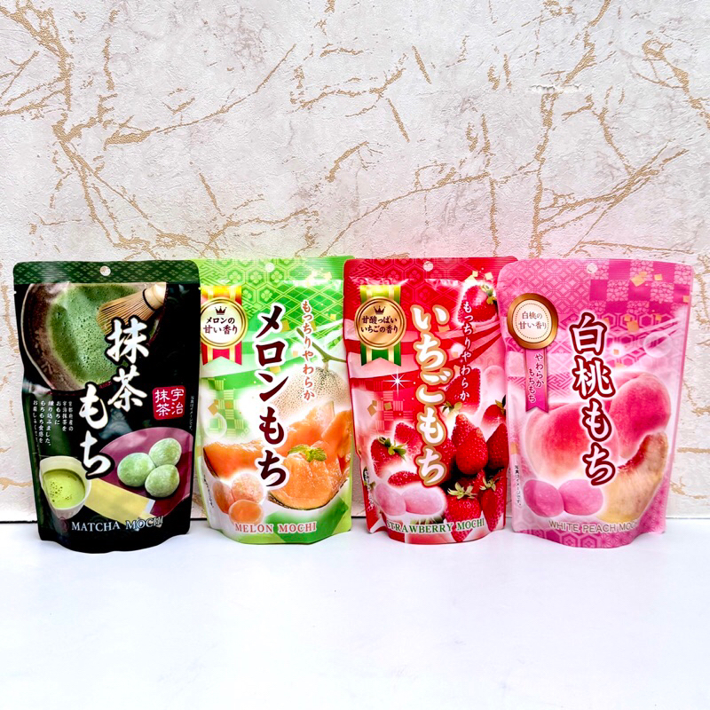 

Daifuku Mochi Japan Strawberry Matcha Melon White Peach Jepang Buah