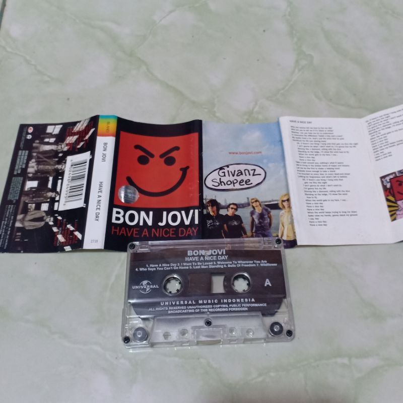 kaset pita BON JOVI - Have a nice day