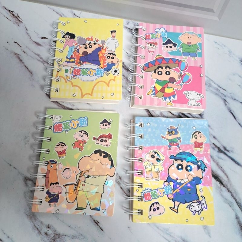 

Notebook A7 Motif Crayon Shinchan Buku Tulis A7 Motif Crayon Shinchan Lucu Hologram