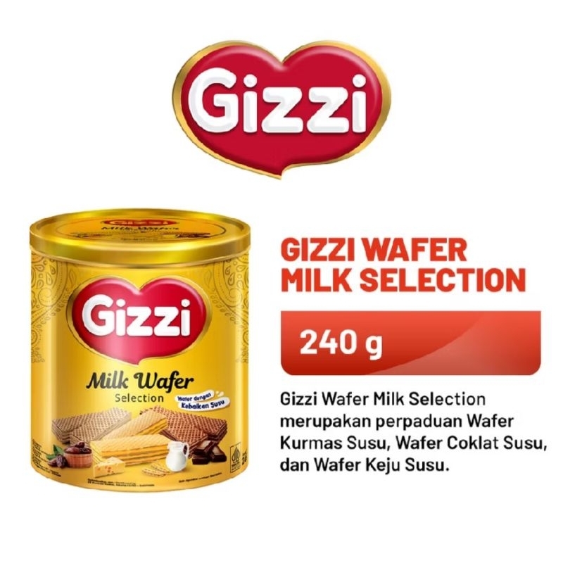 

Gizzi Milk Biscuit Selection 240gr Biskuit Spesial Lebaran