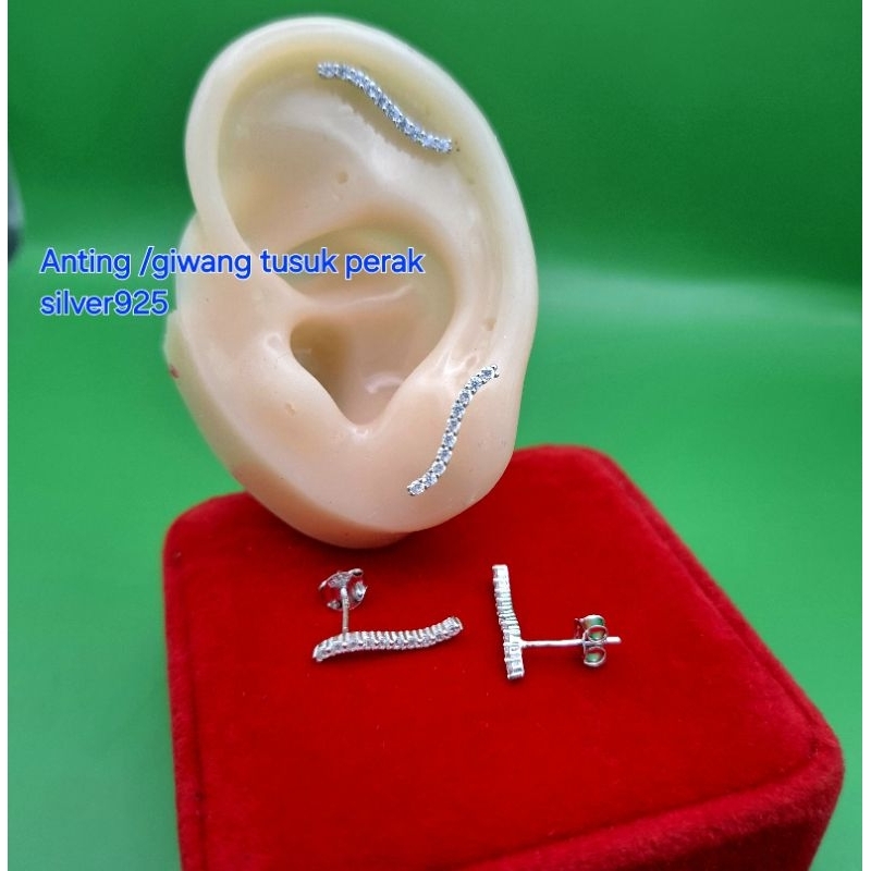 Giwang perak silver 925.Giwang helix