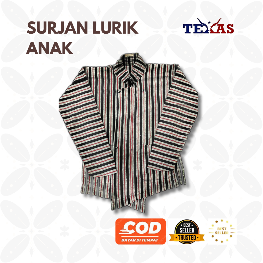 TEXAS  SURJAN LURIK ANAK /SURJAN LURIK KAMIS PON / SURJAN ANAK KUALITAS PREMIUM