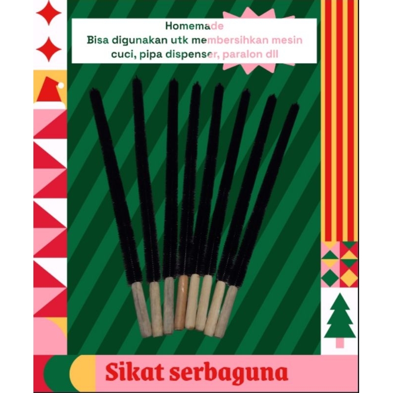 Sikat serbaguna, bisa utk membersihkan dispenser, mesin cuci, paralon dll