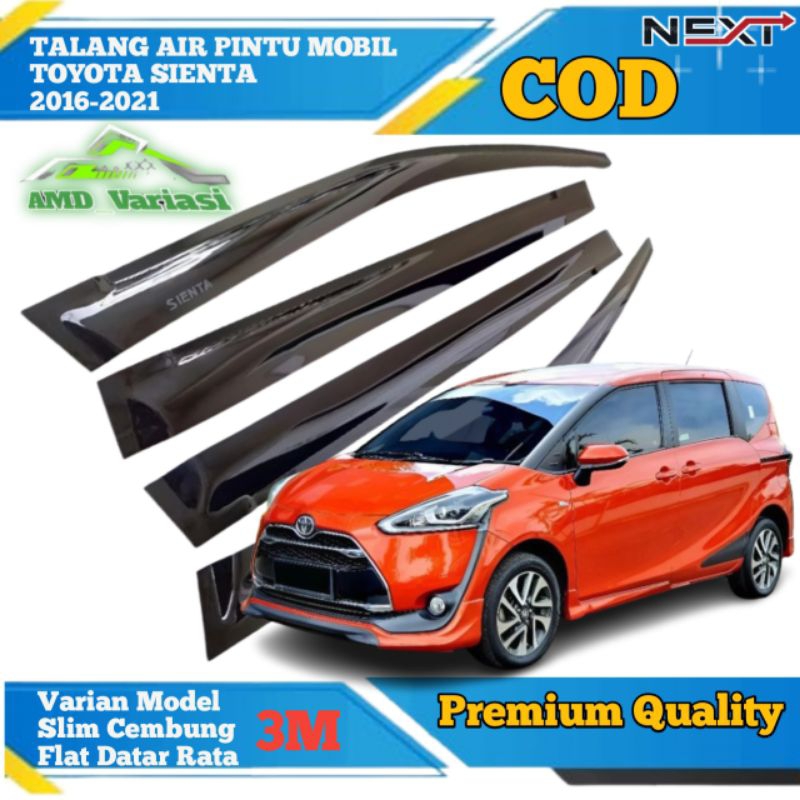 Talang air mobil Toyota SIENTA 2016-2024 Premium Quality