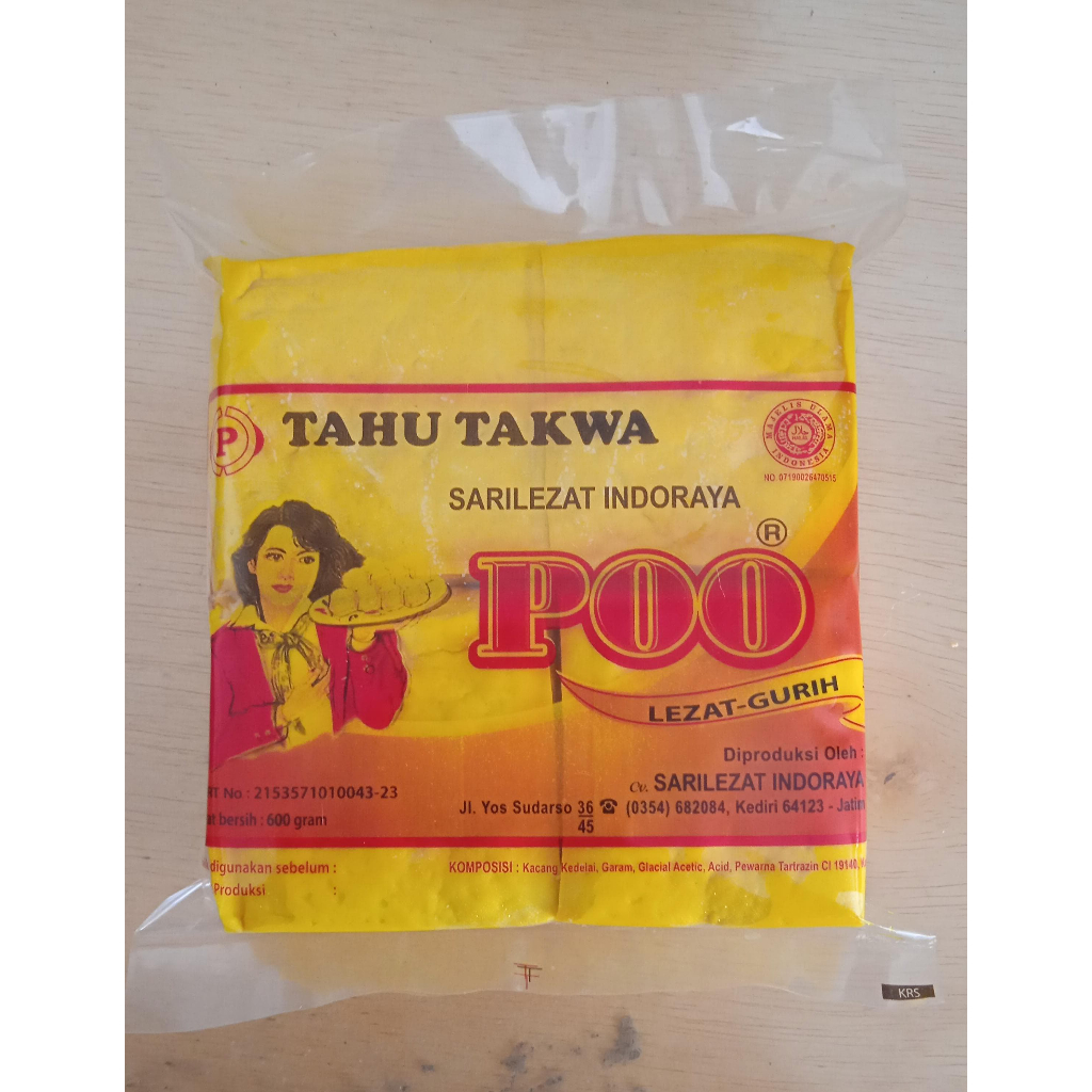 

POO Tahu Takwa Kuning Khas Kediri