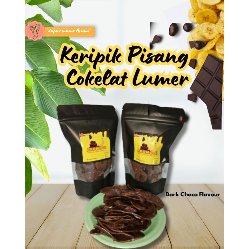 

Arumooi keripik pisang cokelat lumer